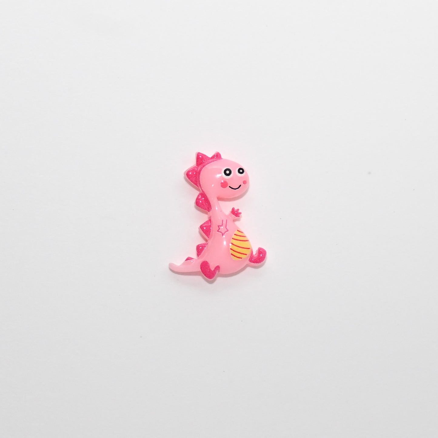Pink Dinosaur Charm
