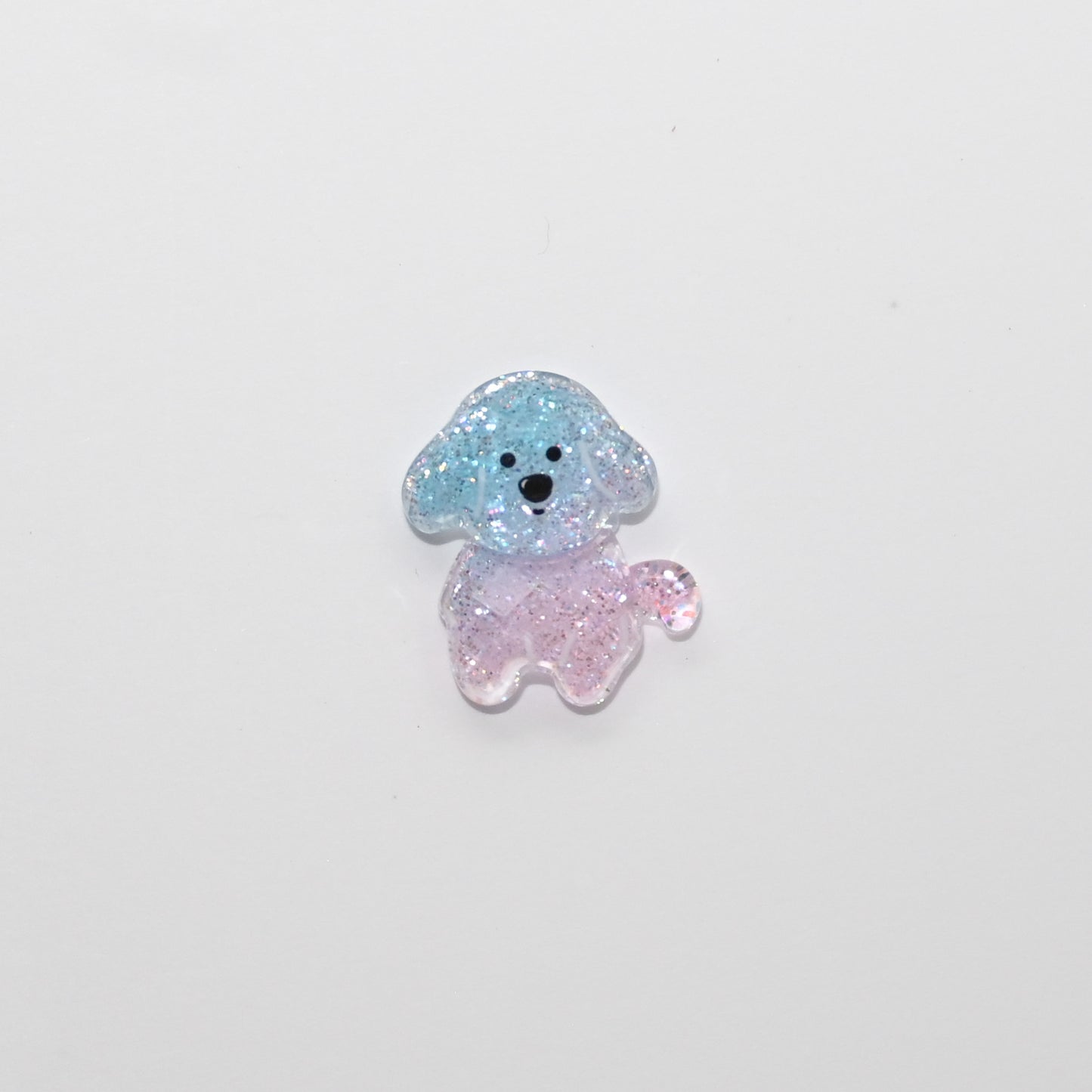 Glitter Dog Charm