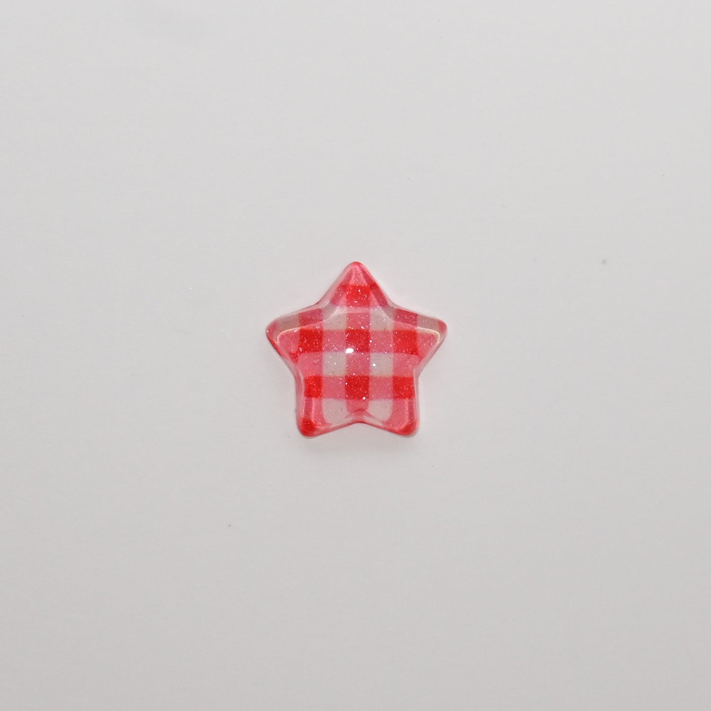 Gingham Star Charm