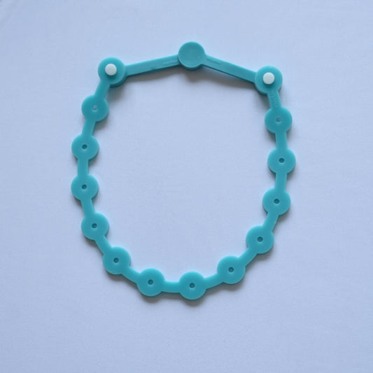 Teal Silichain & Magnet Clips