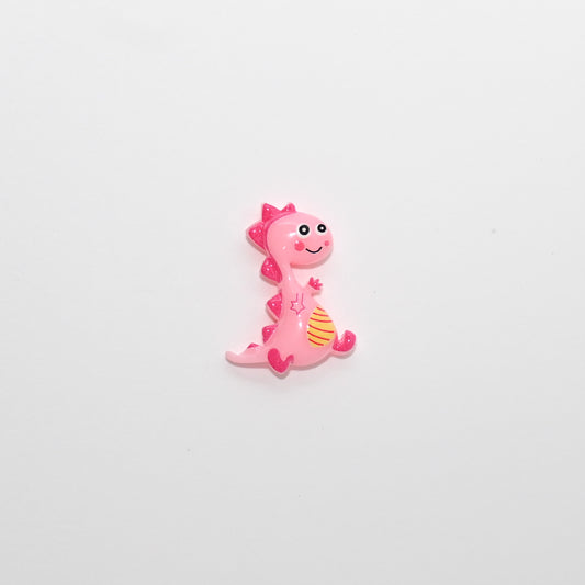 Pink Dinosaur Charm