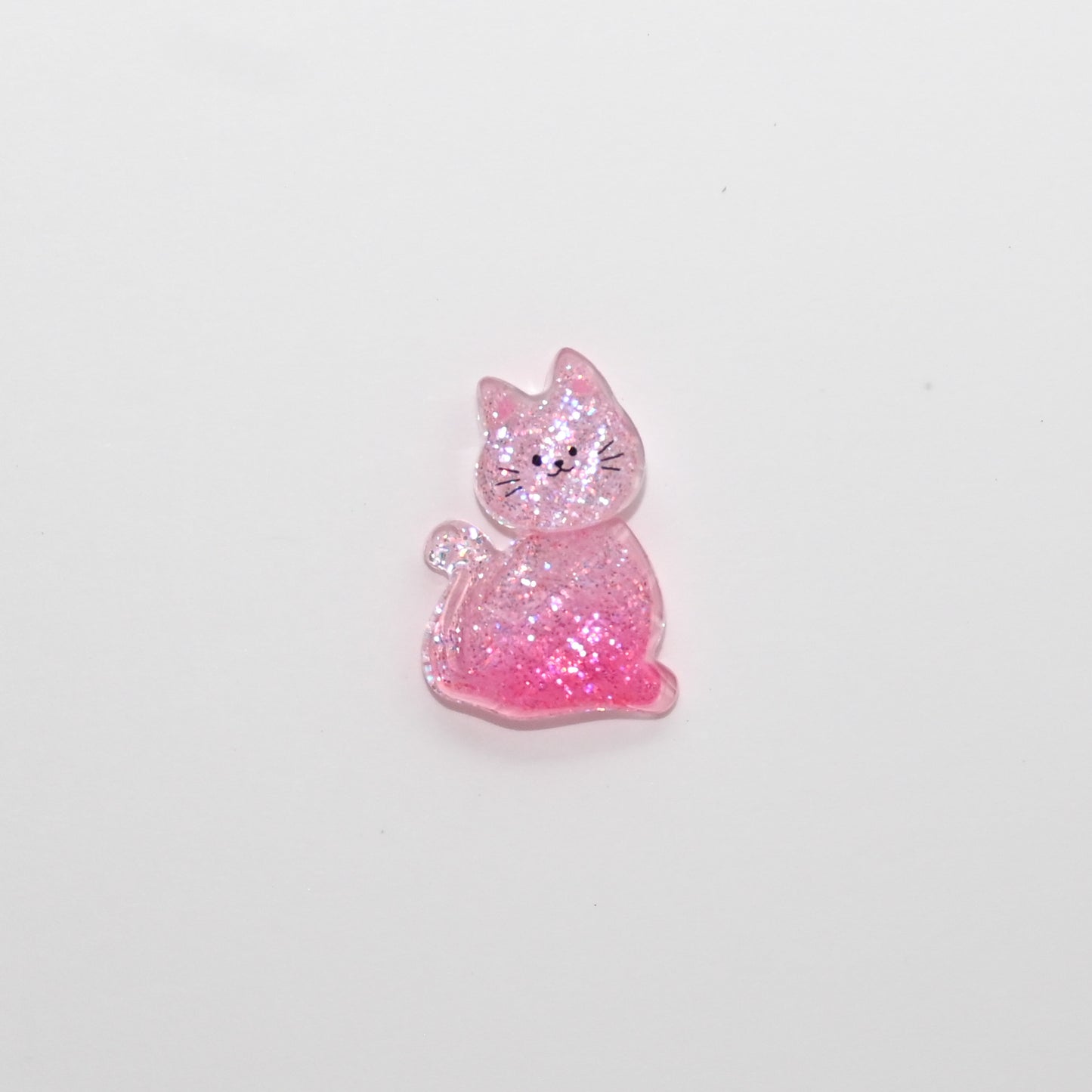 Glitter Cat Charm
