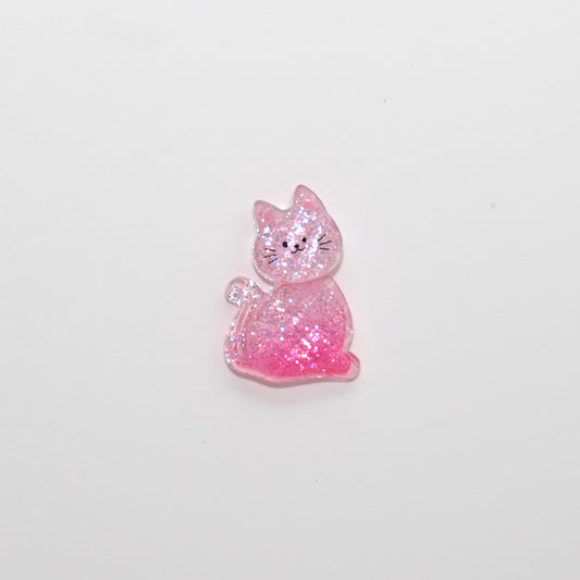 Glitter Cat Charm