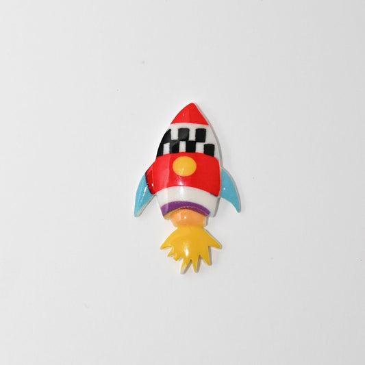 Rocket Ship Charm